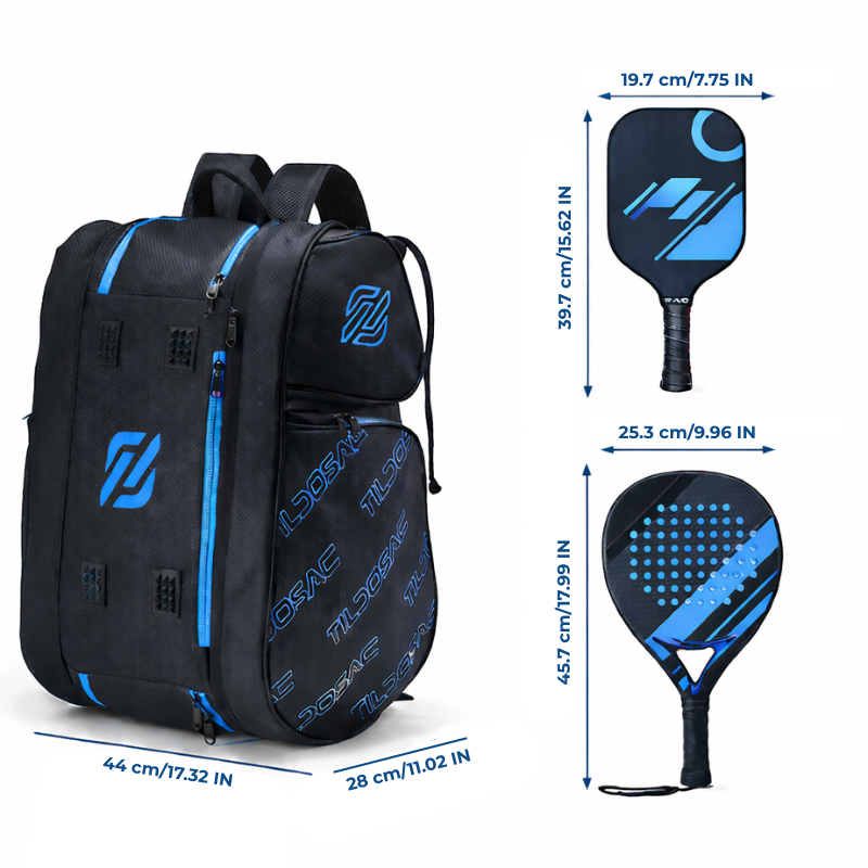 Professional Pickleball Backpack with Insulated Shoe Compartment and Smart Design